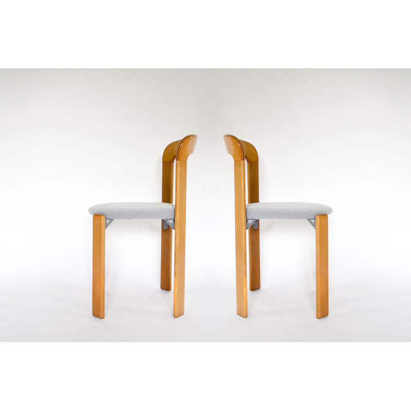 Pair of vintage dining chairs by Bruno Rey for Kusch+Co, 1970s