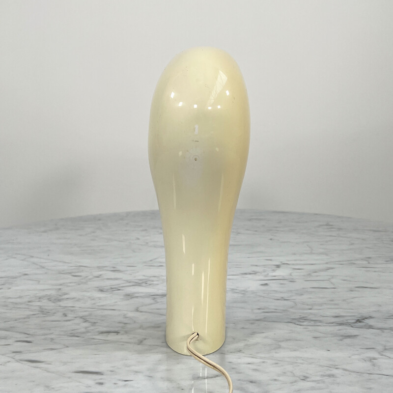 Lámpara blanca 'Pelota' de Cesare Casati y C. Emanuele Ponzio para Lamperti, Italia años 70