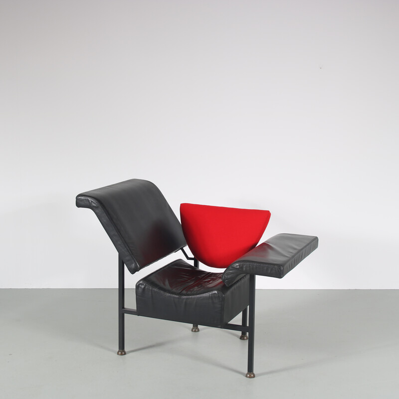 Sillón vintage "Groeten Uit Holland" de Rob Eckhardt para Pastoe, Holanda 1980