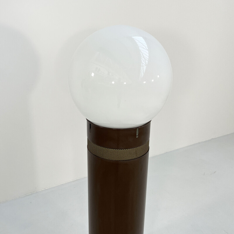 Vintage Oracolo vloerlamp in metaal en glas van Gae Aulenti voor Artemide, 1970.