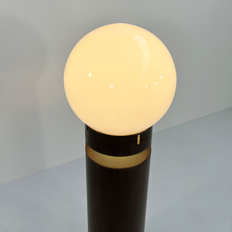 Vintage Oracolo floor lamp in metal and glass by Gae Aulenti for Artemide, 1970s