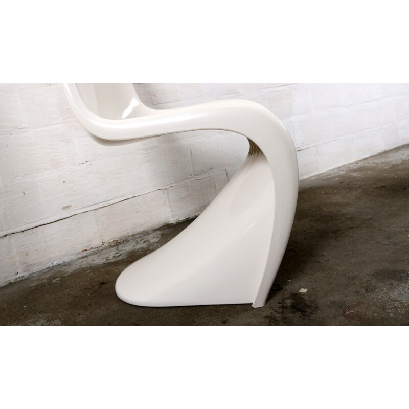 "S-chair" by designer Verner Panton for Herman Miller -1970s