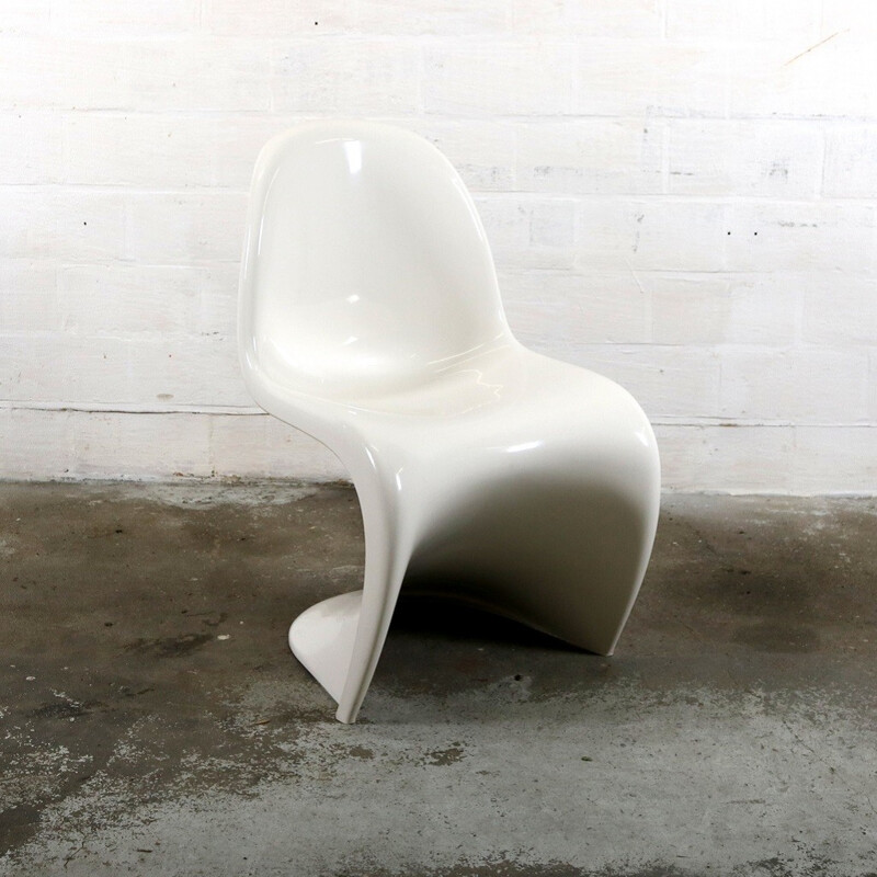 "S-chair" by designer Verner Panton for Herman Miller -1970s