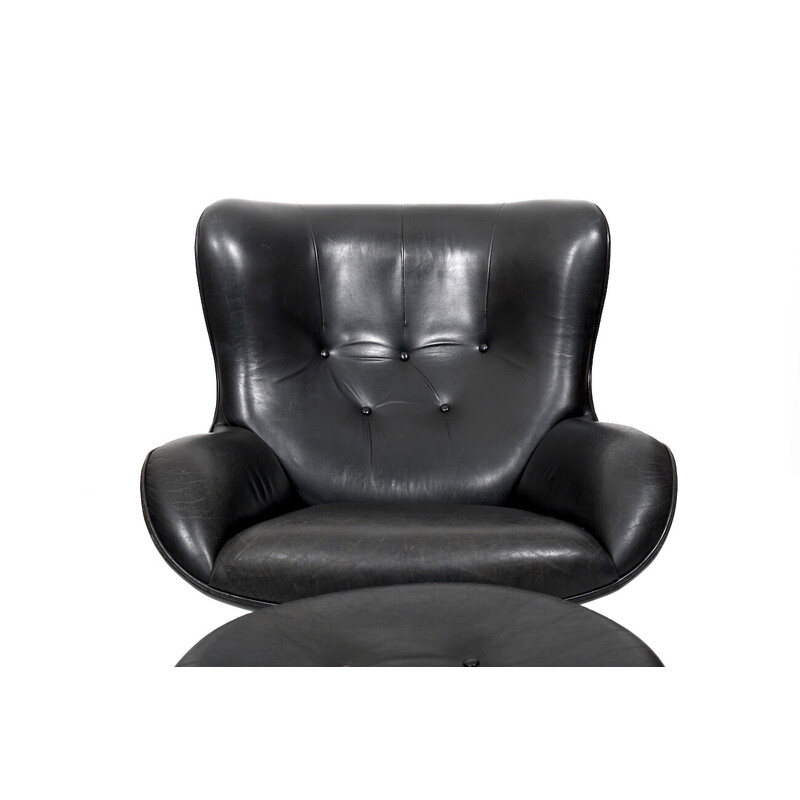 Fauteuil vintage Ml214 par Illum Wikkelsø pour Mikael Laursen, Danemark 1960