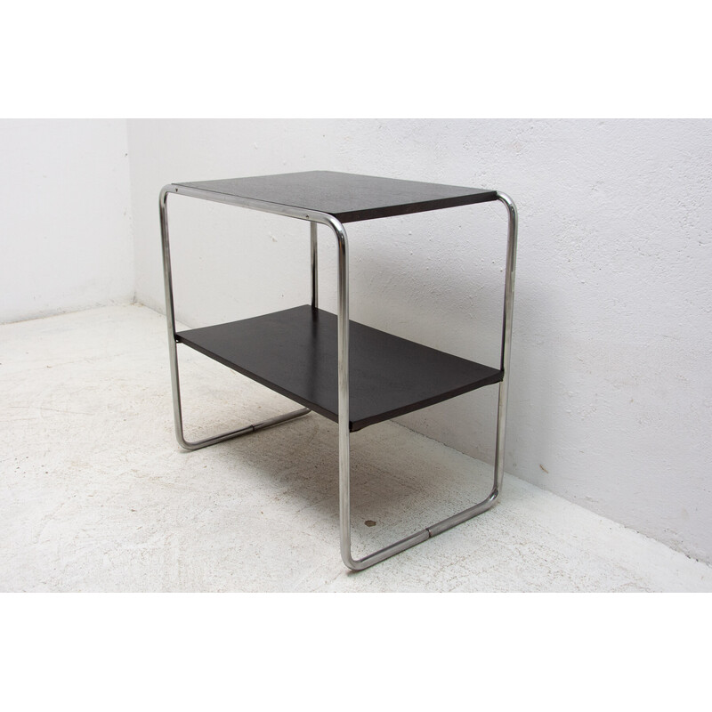 Vintage Bauhaus side table by Marcel Breuer, Czechoslovakia 1930s