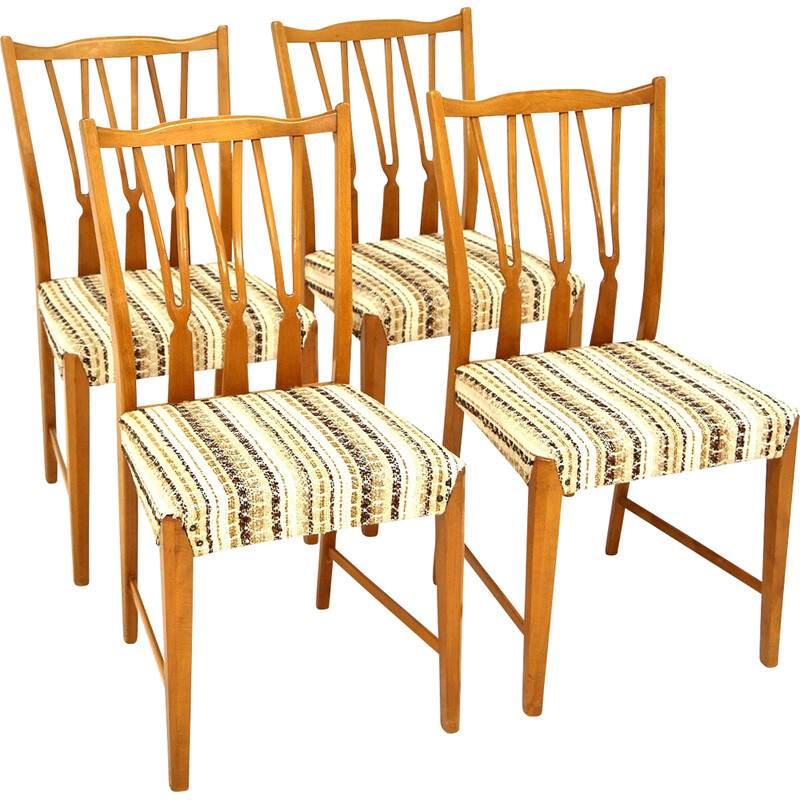 Lot de 4 chaises vintage "Trim" de Nils Jonsson pour Troeds, Suède 1950