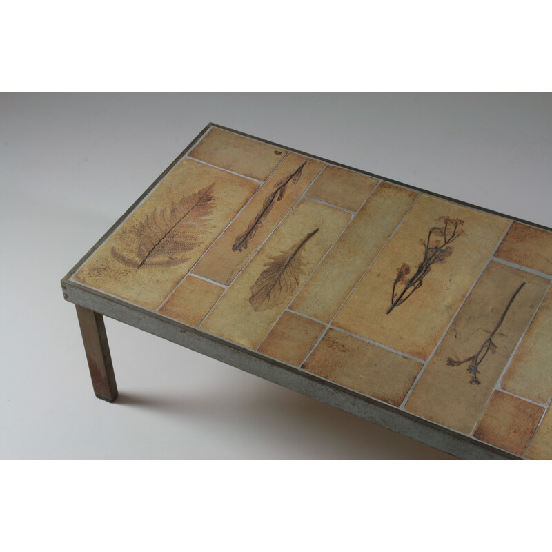 Vintage coffee table Garrigue by Roger Capron, France 1960