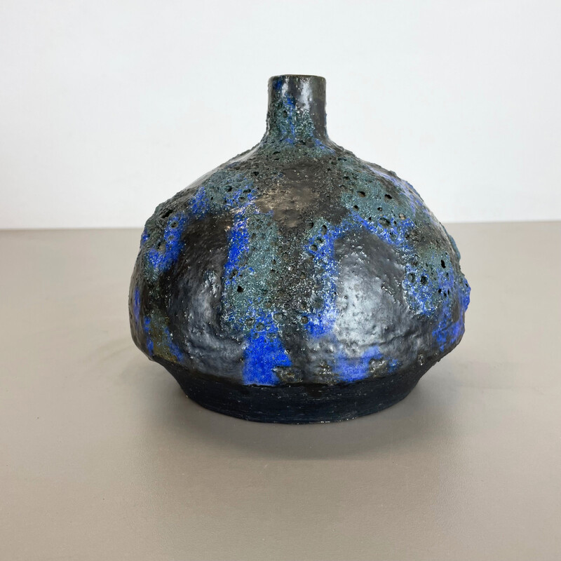 Abstrakte Vase aus Keramik von Gerhard Liebenthron, Deutschland 1970er Jahre