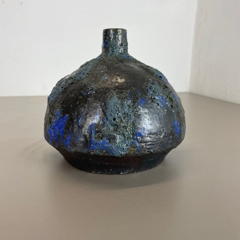 Abstrakte Vase aus Keramik von Gerhard Liebenthron, Deutschland 1970er Jahre