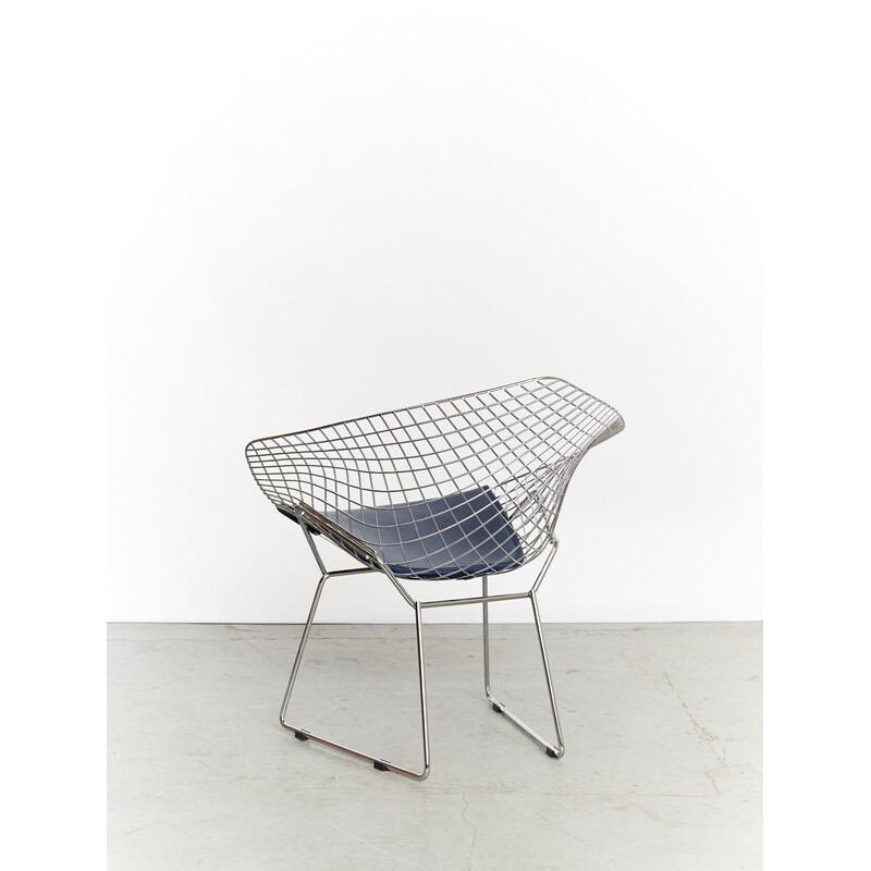 Vintage No.421 Diamond fauteuil van Harry Bertoia voor Knoll International