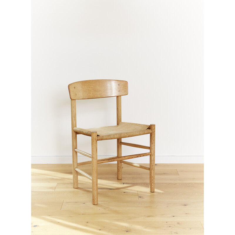 Set of 4 vintage J 39 Shaker chair by Børge Mogensen for Fdb Møbler, 1947