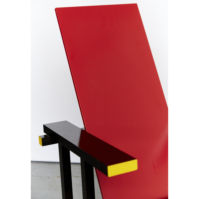 Rot-blauer Sessel von Gerrit Thomas Rietveld für Cassina