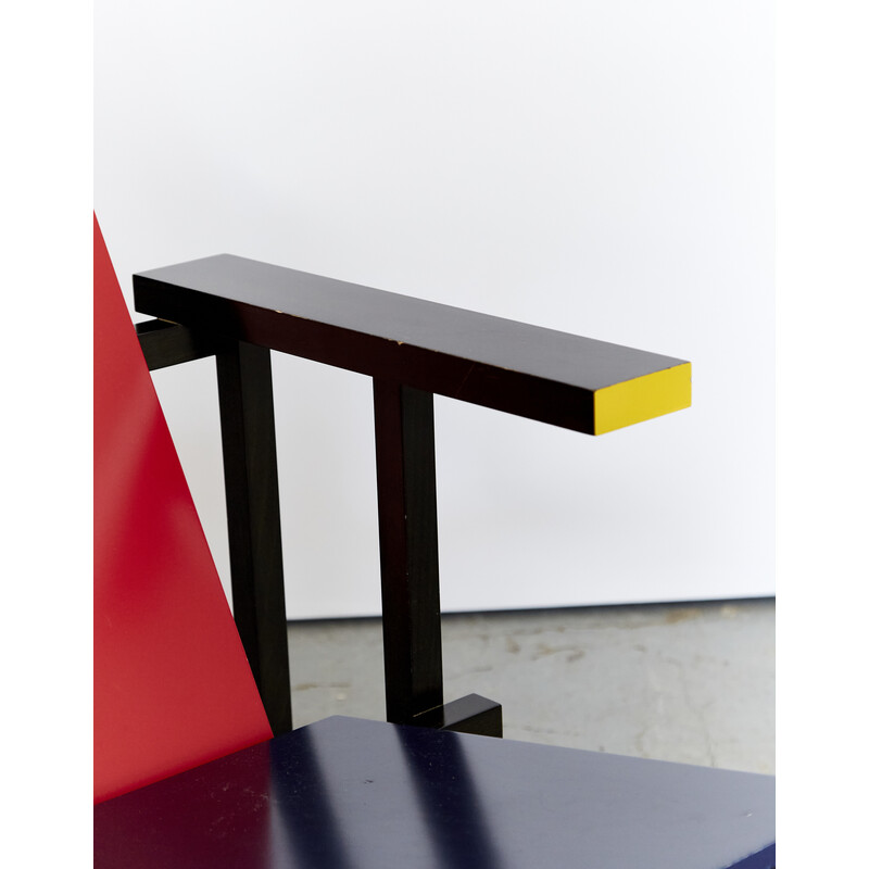 Rot-blauer Sessel von Gerrit Thomas Rietveld für Cassina