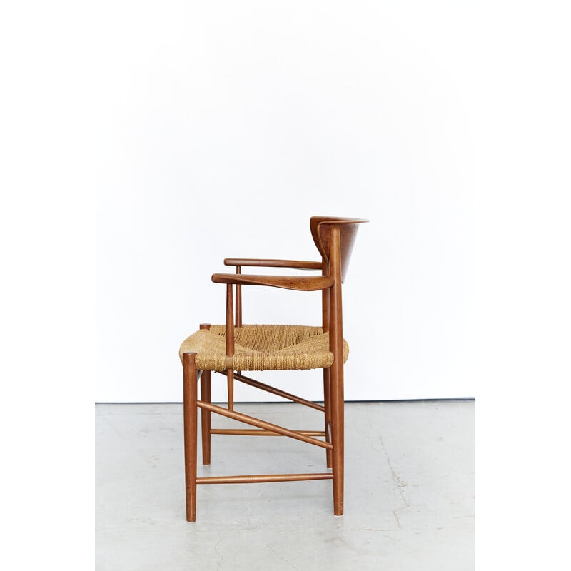 Vintage armchair No.317 by Peter Hvidt and Orla Mølgaard-Nielsen for Søborg