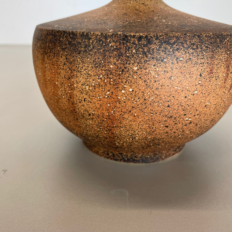 Vintage vaso Ufo de cerâmica abstracta por Gerhard Liebenthron, Alemanha 1980
