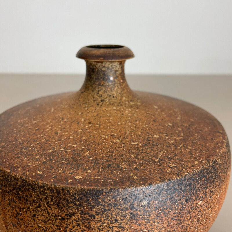 Abstrakte Ufo-Vase aus Keramik von Gerhard Liebenthron, Deutschland 1980er Jahre