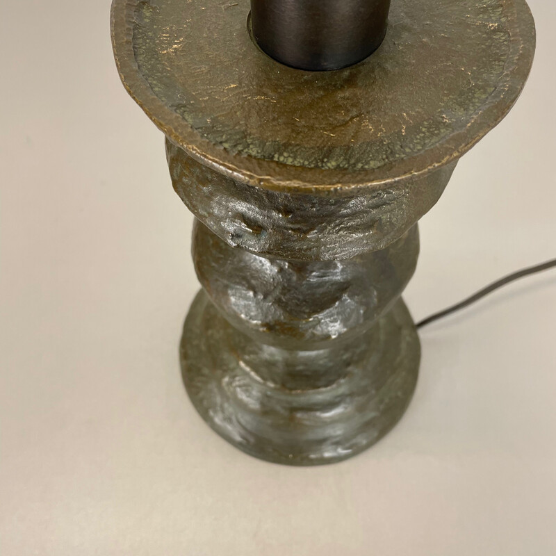 Vintage bronzen tafellamp, Oostenrijk 1960