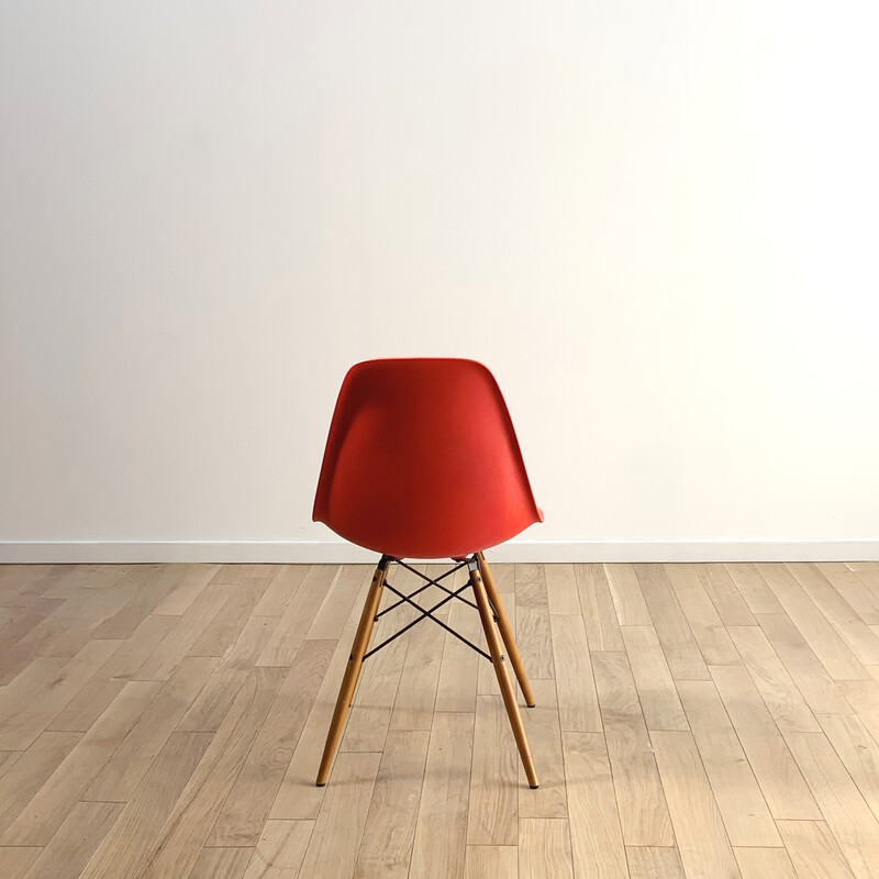 Vintage Dsw stoel van Charles en Ray Eames voor Vitra