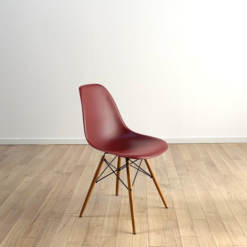 Vintage Dsw stoel van Charles en Ray Eames voor Vitra