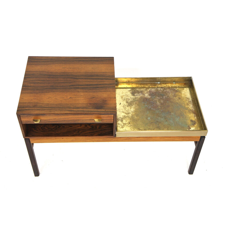 Vintage "Casino" console in rosewood by Engström and Myrstrand for Tingströms, Sweden 1960