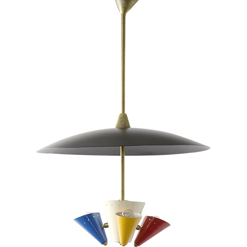 Hanglamp van Stilnovo Italië - 1950
