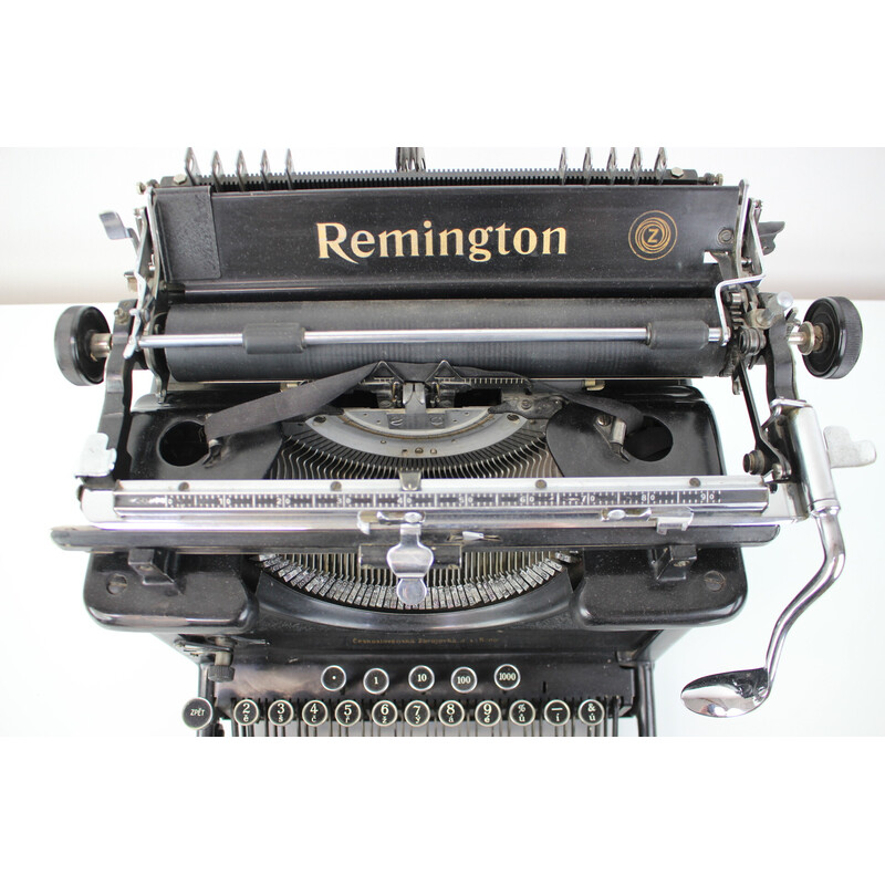 Máquina de escrever Vintage de Remington, Checoslováquia 1935