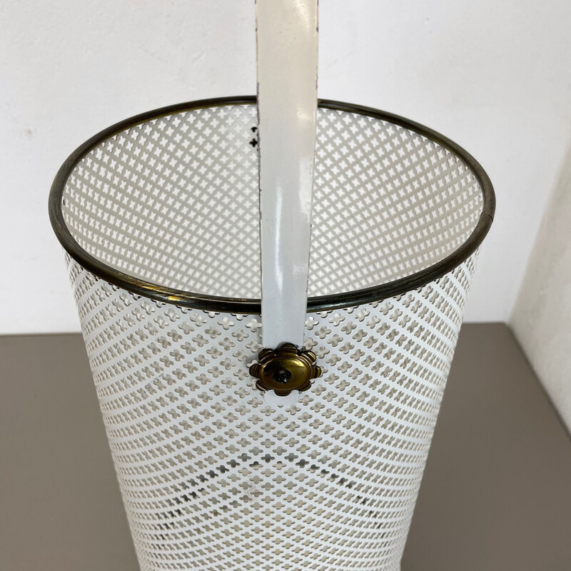 Vintage metal umbrella stand "mategot" for Vereinigte Werkstätten München, Germany 1950s