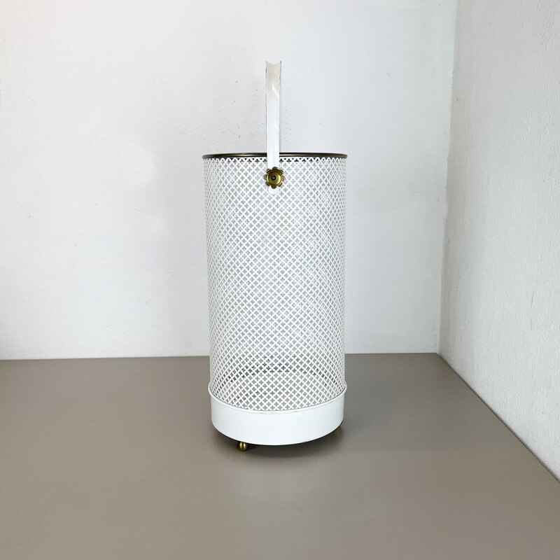 Vintage metal umbrella stand "mategot" for Vereinigte Werkstätten München, Germany 1950s