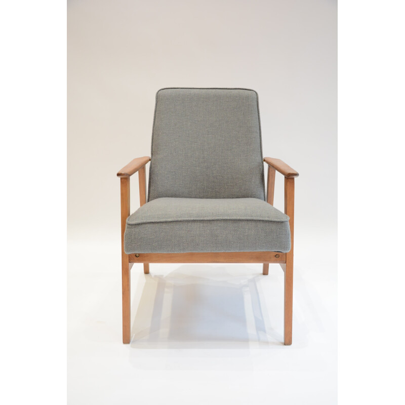 Soviet vintage armchair in gray - 1960s