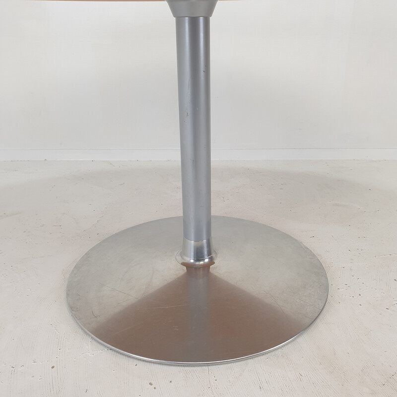 Vintage oval dining table by Pierre Paulin for Artifort
