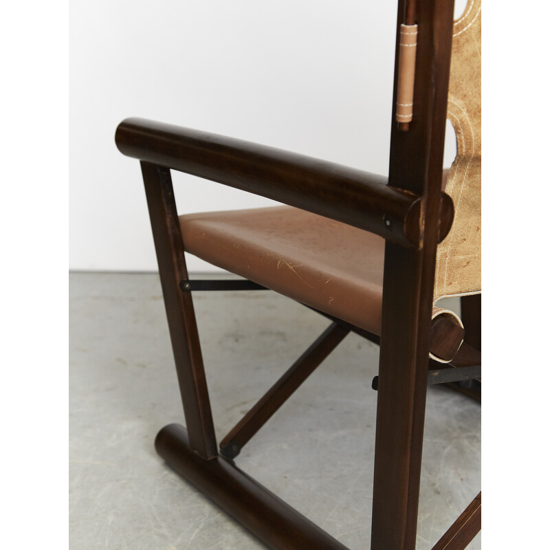 Vintage Pl 22 folding armchair by Carlo Hauner and Martin Eisler for Oca