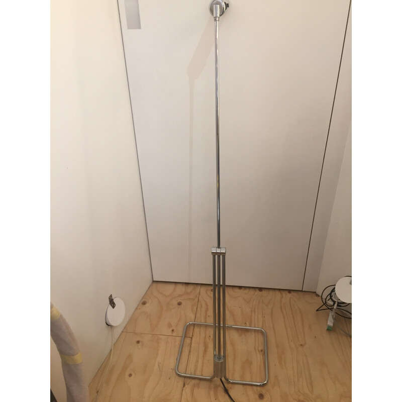 Abo "randers" chromed steel floor lamp - 1960s