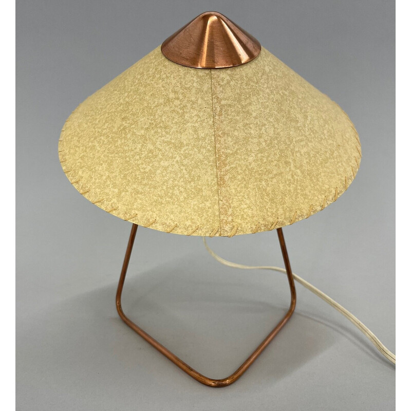 Lampe vintage avec abat-jour en papier par Helena Frantova pour Okolo, Tchécoslovaquie 1950