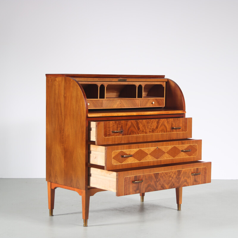 Vintage wooden secretary by Egon Ostengaard for Svensk Mobelindustri, Sweden 1960s