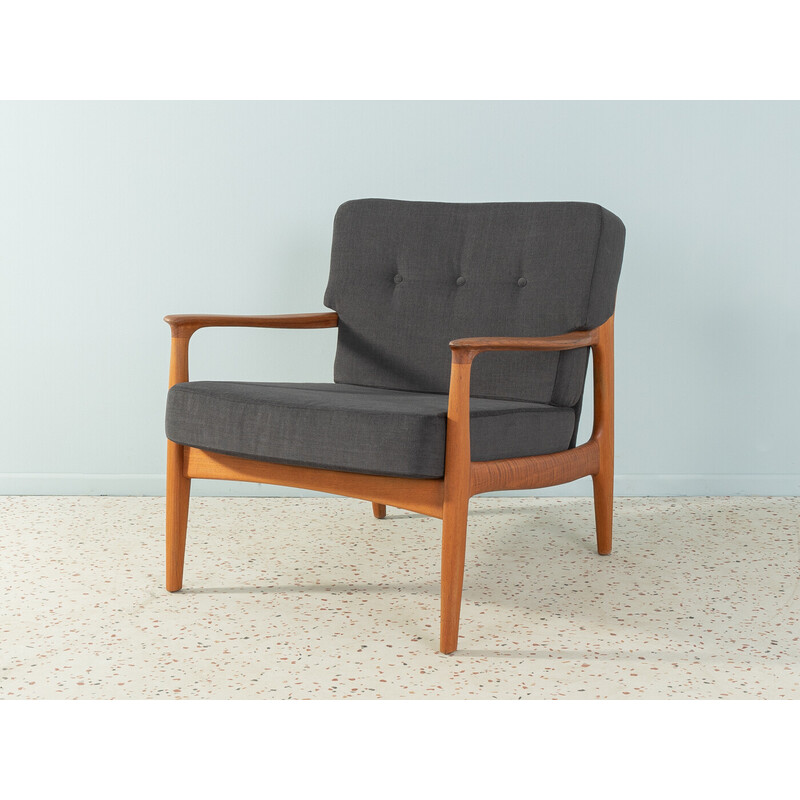 Vintage teak armchair by Eugen Schmidt for Es Möbelfabrik, Germany 1960s