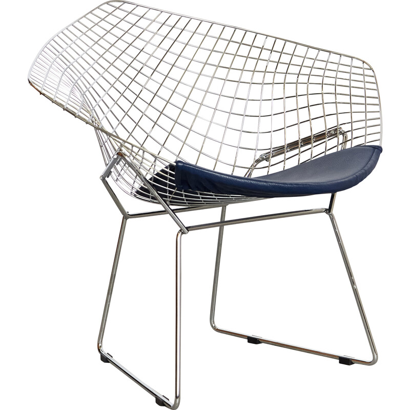 Vintage No.421 Diamond armchair by Harry Bertoia for Knoll International