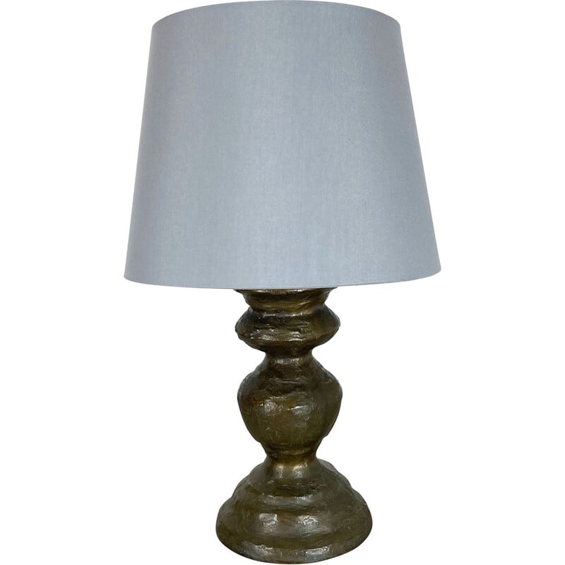 Lampe de table vintage en bronze, Autriche 1960