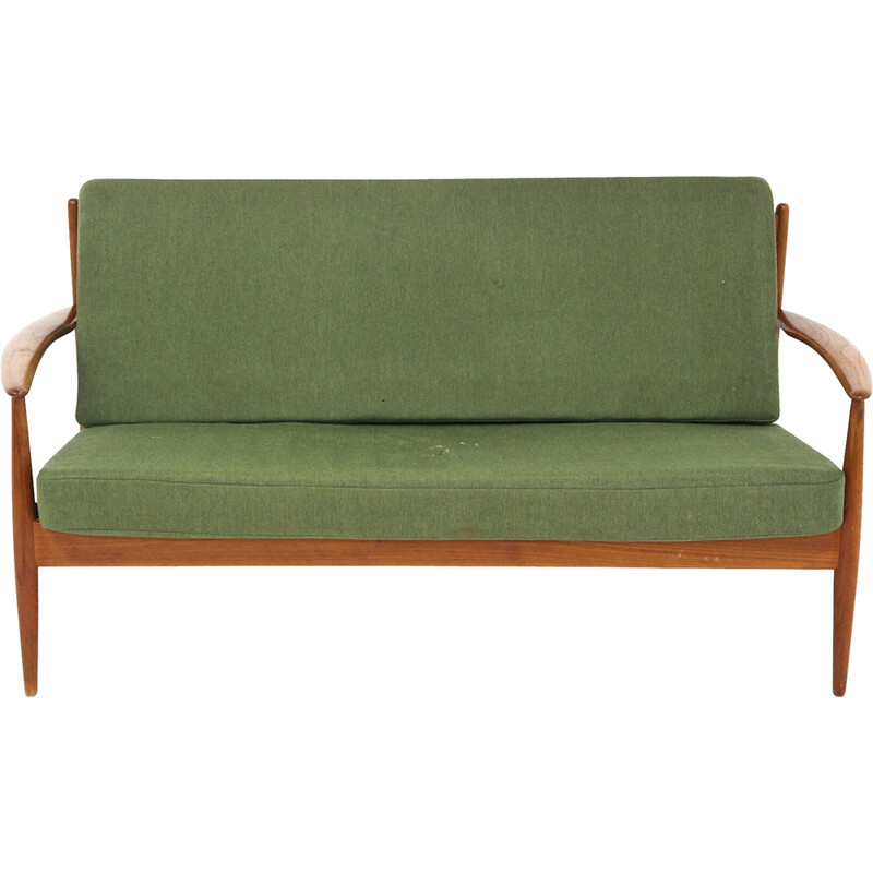 Vintage 2-seater sofa by Grete Jalk for France and Søn, Denmark 1960