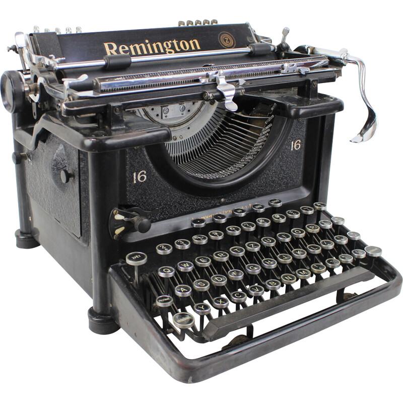 Vintage typewriter by Remington, Czechoslovakia 1935