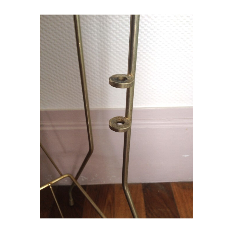 Magazine rack in brass - 1950s