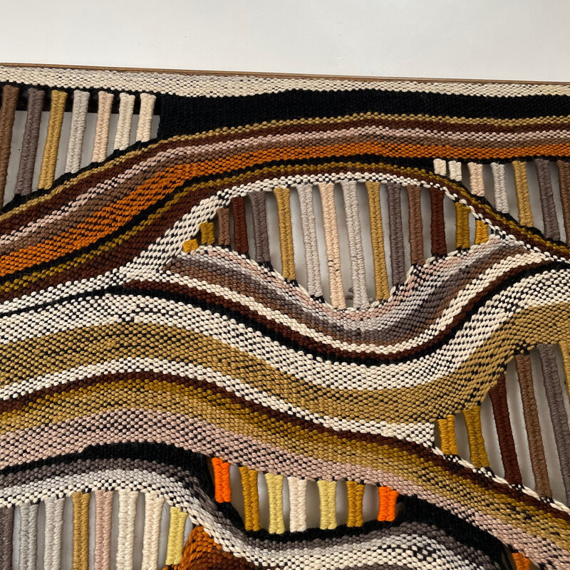Vintage wollen wandkleed van K.H. Kaeppel voor Tisca Tapestry, Duitsland 1970