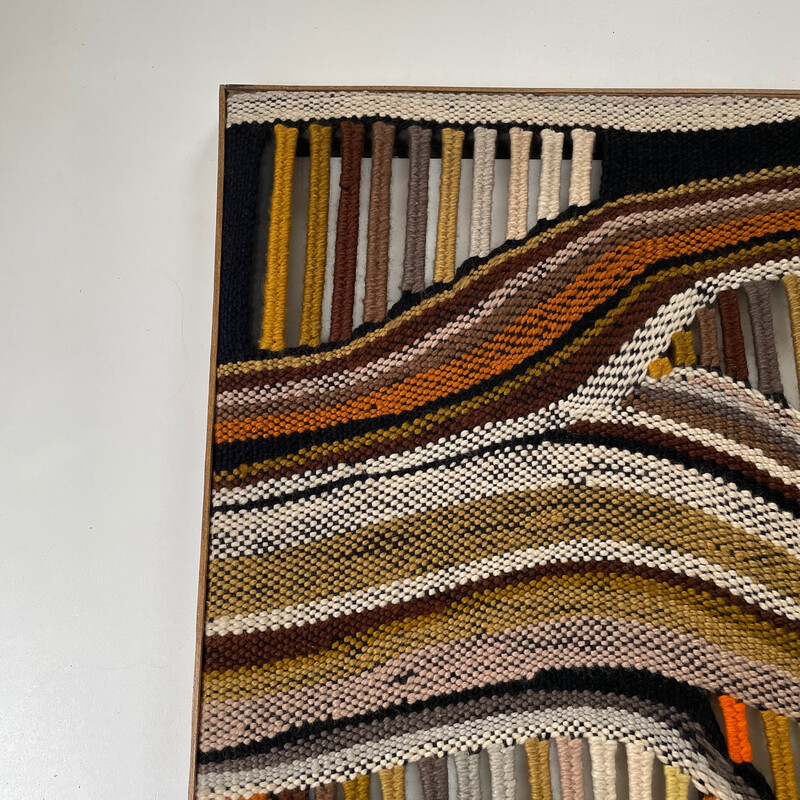 Vintage wool wall rug by K.H. Kaeppel for Tisca Tapestry, Germany 1970s