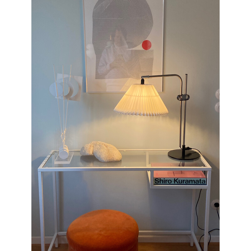 Lámpara de escritorio Vintage 320 de Michael Bang para LeKlint, Dinamarca