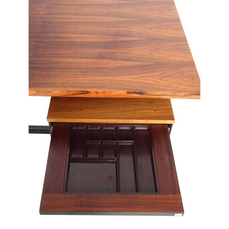 Eeka rosewood desk by C. de Vries - 1960s