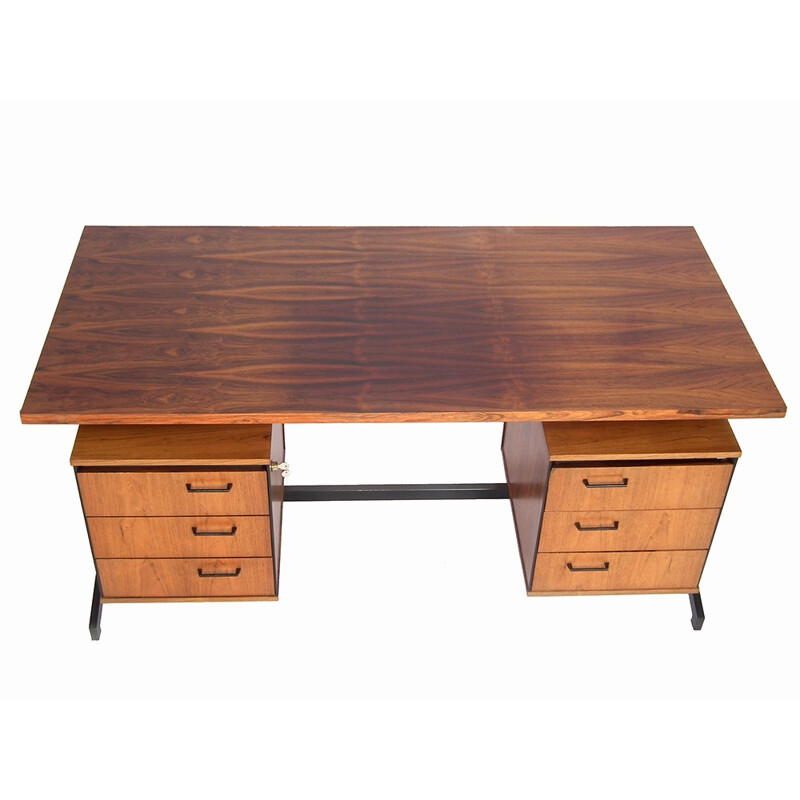 Eeka rosewood desk by C. de Vries - 1960s