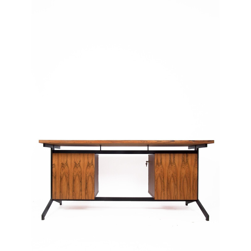 Eeka rosewood desk by C. de Vries - 1960s