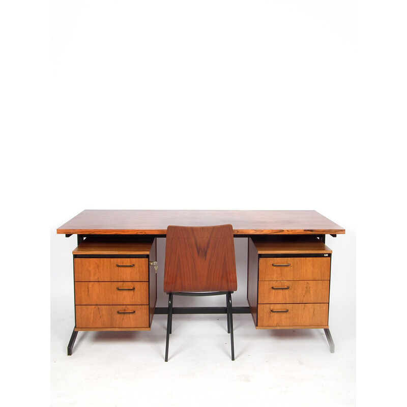 Eeka rosewood desk by C. de Vries - 1960s