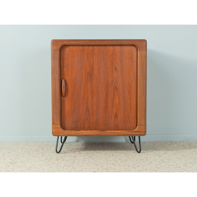 Vintage teak dresser with one sliding door by Dyrlund, Denmark 1960s