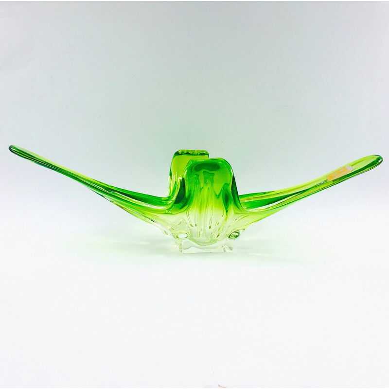 Vintage Murano glass centerpiece by Fratelli Toso Chambord, Italy 1960s