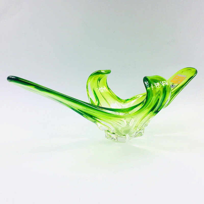 Mid-Century Chambord Murano Glass Centerpiece/Bowl from Fratelli Toso, Italy, 1960s